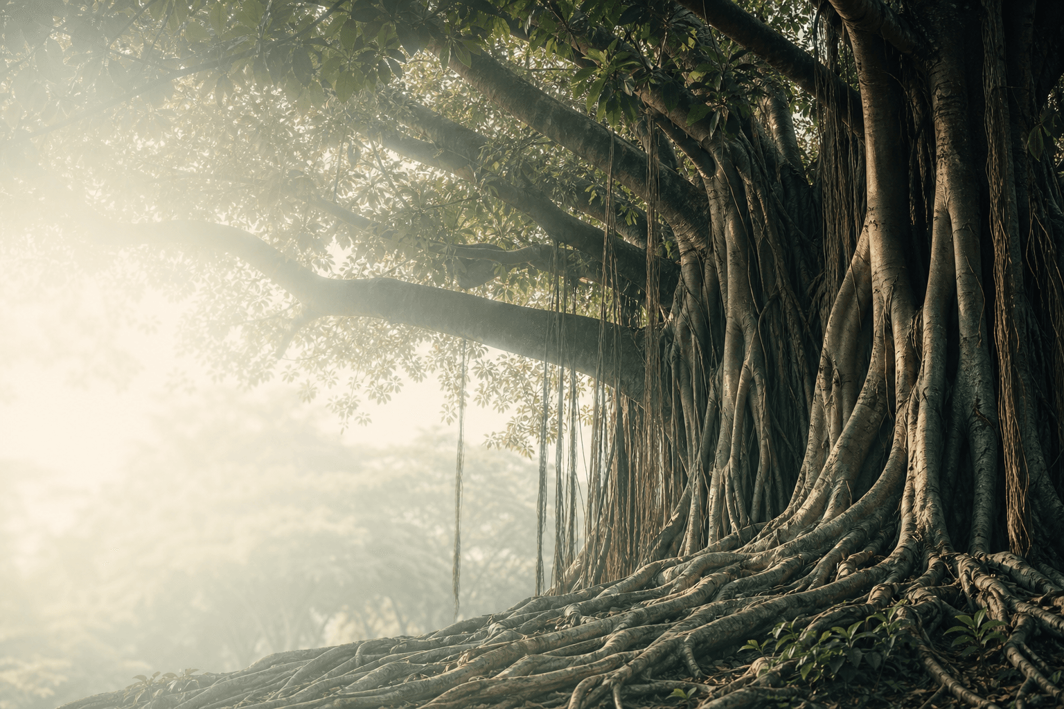 Banyan tree representing strength and longevity